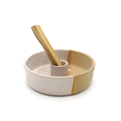 Palo Santo Burner (4 in.) - Beige