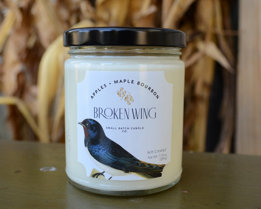 Broken Wing Candles - Apples, Maple Bourbon