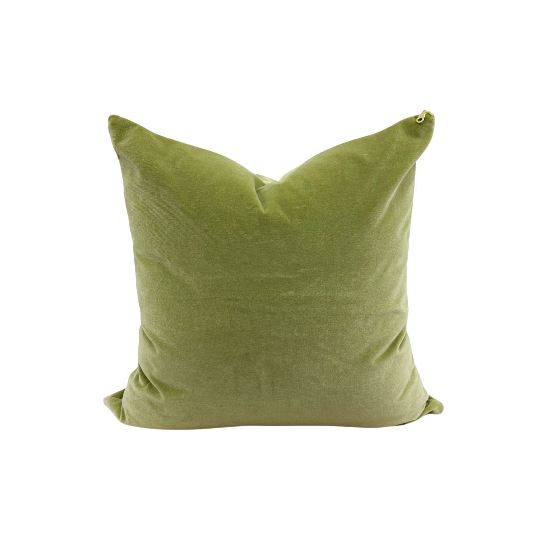 West Elm Velvet Tarragon