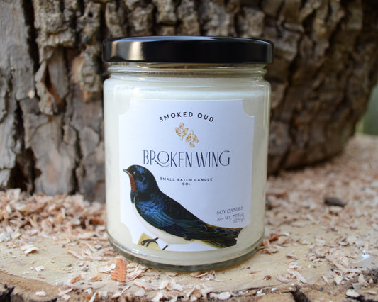 Broken Wing Candles - Smoked Oud