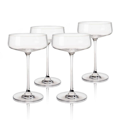 Reserve Julien Crystal Coupe Glasses - Set of 4