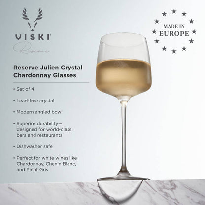 Reserve Julien Crystal Chardonnay Glasses - Set of 4