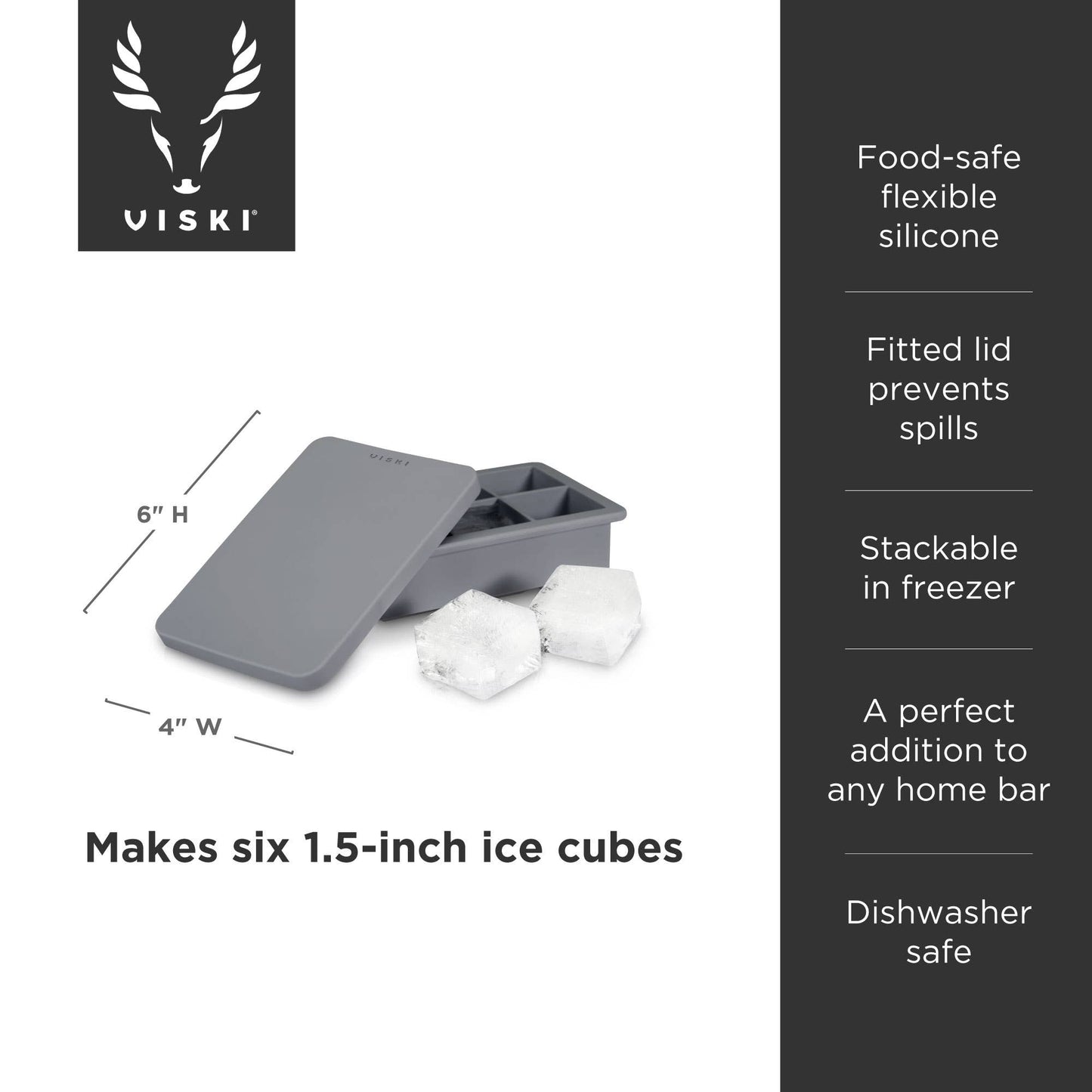 Glacier™ 1.5" Highball Ice Cube Tray