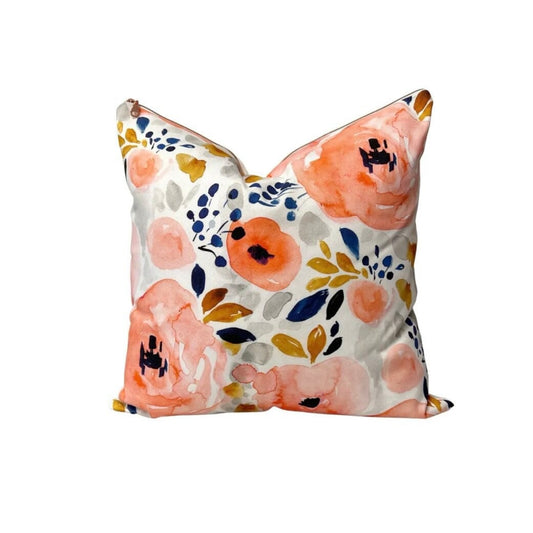 Cover Only | Genevieve Floral | Designed by Crystal Walen | Grandmillennial Accent Pillow