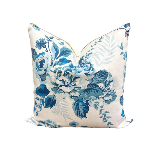 Cover Only | Retro Roses Regency | Designed by Chrissy Ink | Grandmillennial Accent Pillow