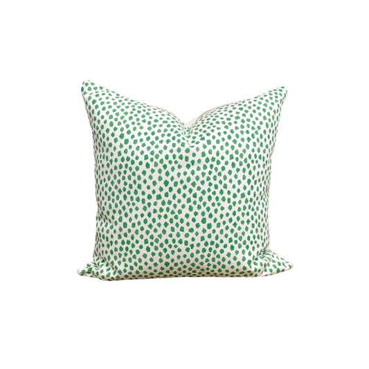 Cover Only | Large Green Spots |throw pillow by Danika Herrick