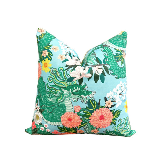 Cover Only | Chiang Mai | Designed by HNL Design | Grandmillennial Accent Pillow | Chinoiserie