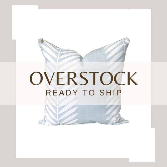 Overstock - Cover Only | Laurel Leaf Stripe | Designed by Danika Herrick | Grandmillennial Accent Pillow